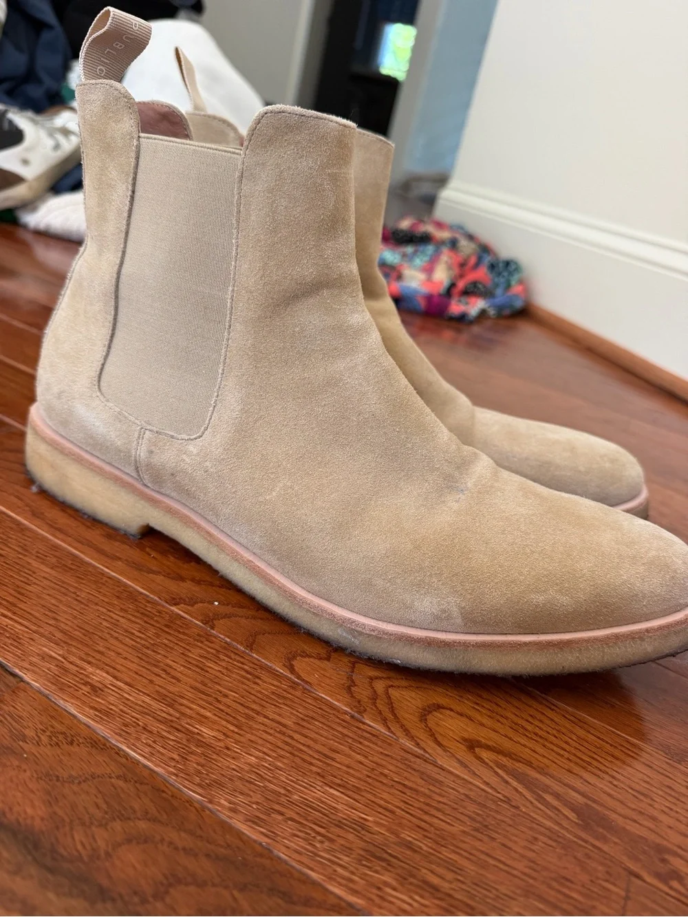 New Republic Sonoma Men’s Suede Chelsea Boots Tan Size 11